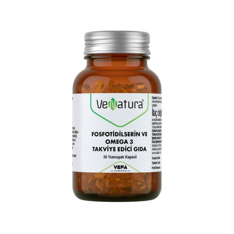 VeNatura Fosfotidilserin ve Omega 3 30 Kapsül - 1