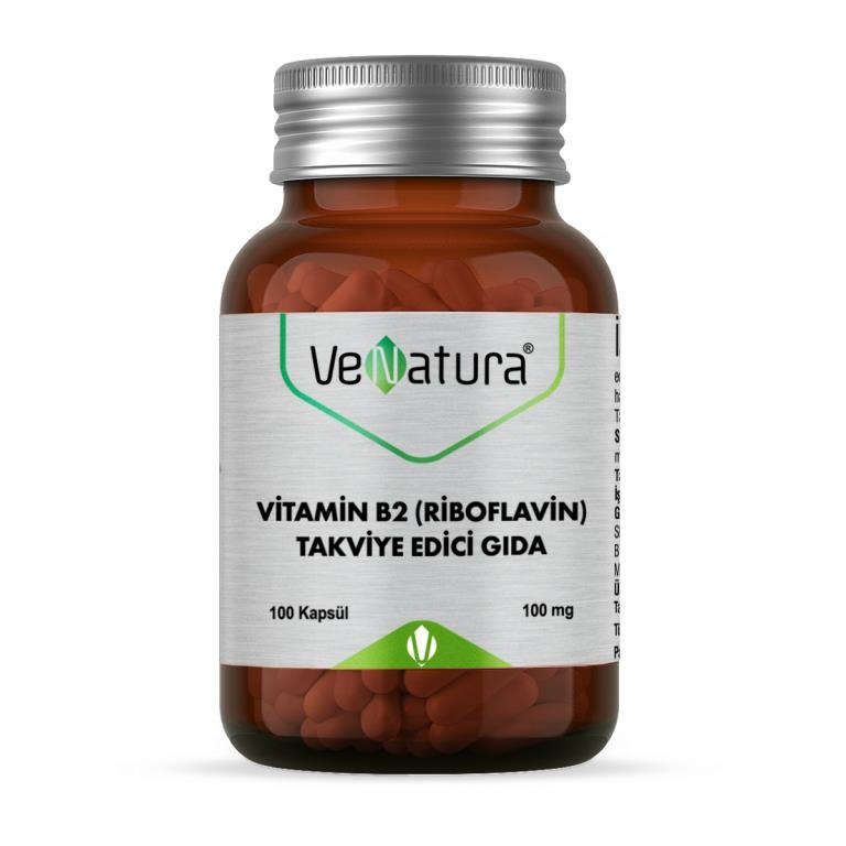 VeNatura Vitamin B2 (Riboflavin) 100 Kapsül - 1