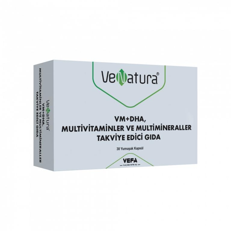 VeNatura VM+DHA Multivitamin ve Multimineral 30 Kapsül - 1