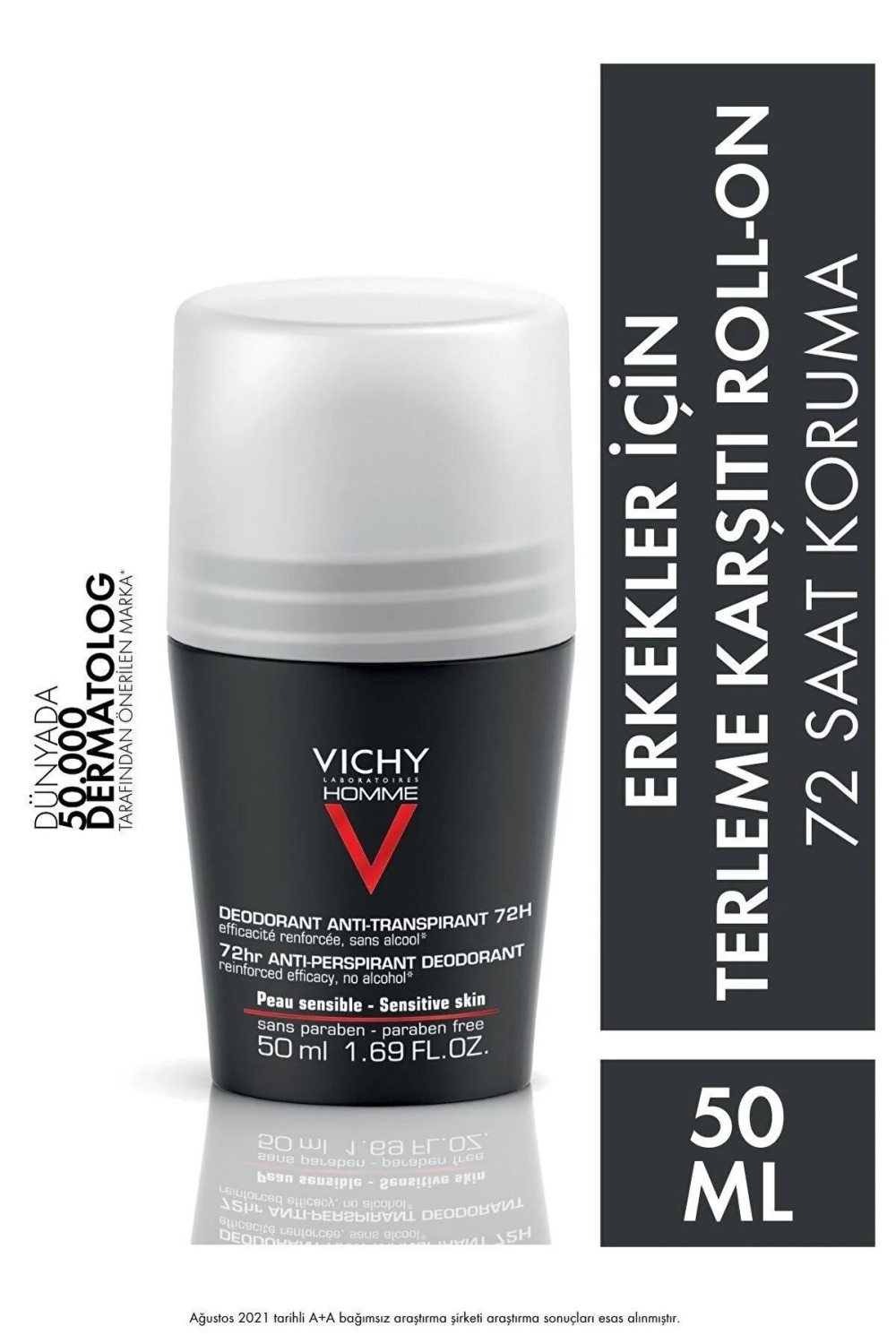 Vichy Homme Erkekler İçin Terleme Karşıtı Deodorant 50 ml - 2