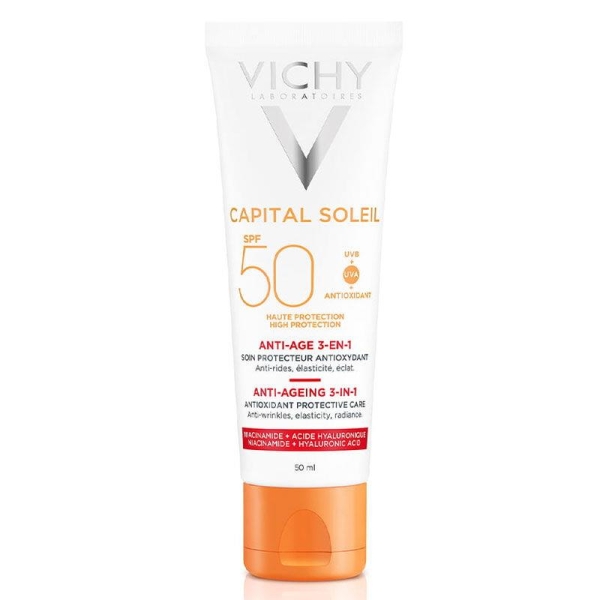 Vichy Ideal Soleil Anti-Age Spf 50+ 50 ml Yaşlanma Karşıtı Güneş Kremi - 2