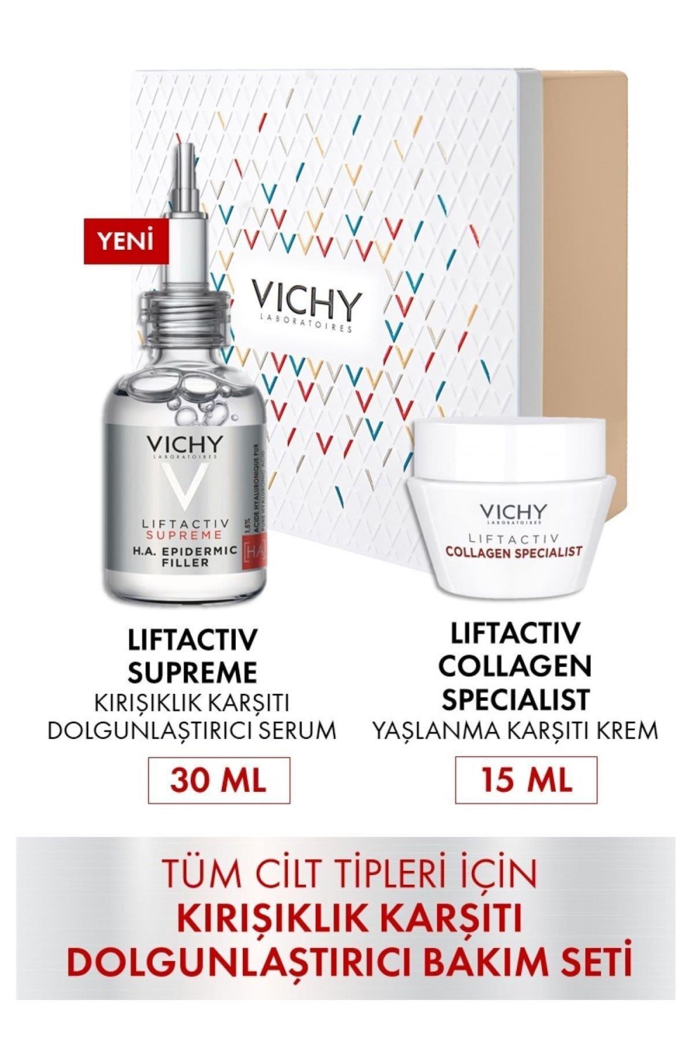 Vichy Kırışıklık Karşıtı Dolgunlaştırıcı Kit - 1