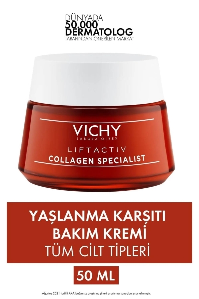 Vichy Liftactiv Collagen Specialist Yaşlanma Karşıtı Bakım Kremi 50 ml - 1