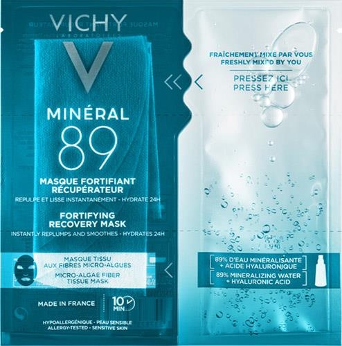 Vichy Mineral 89 Nem ve Güç Kaynağı Kağıt Maske 29 gr - 1