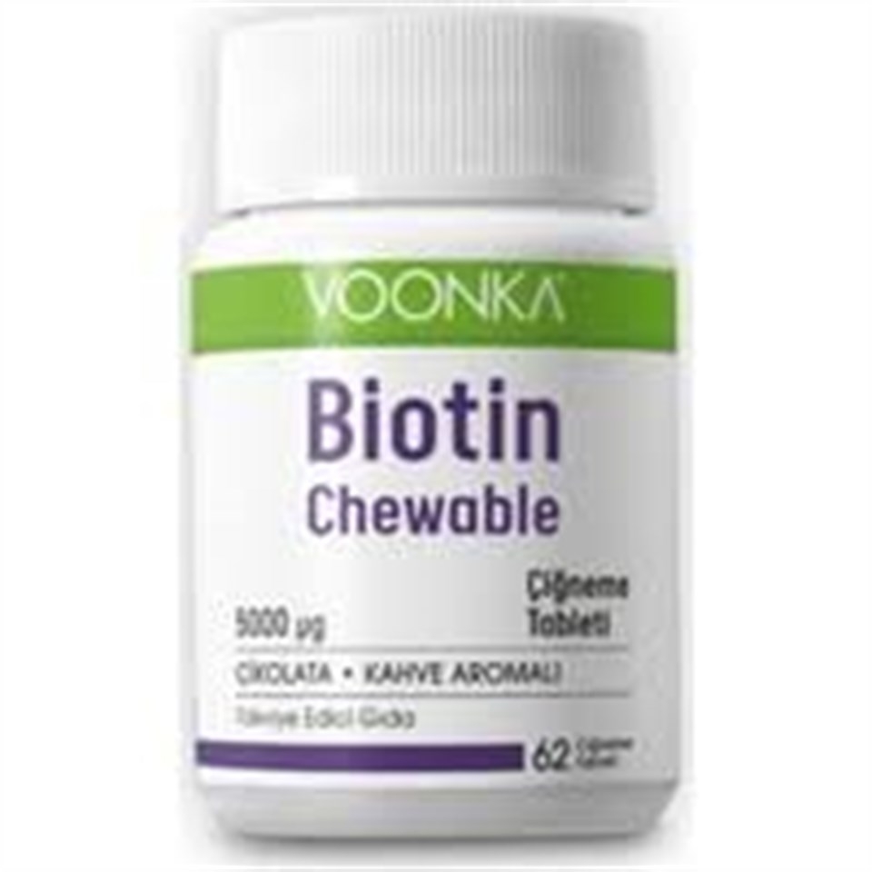 Voonka Biotin 5000 mcg Chewable 62 Tablet - 1