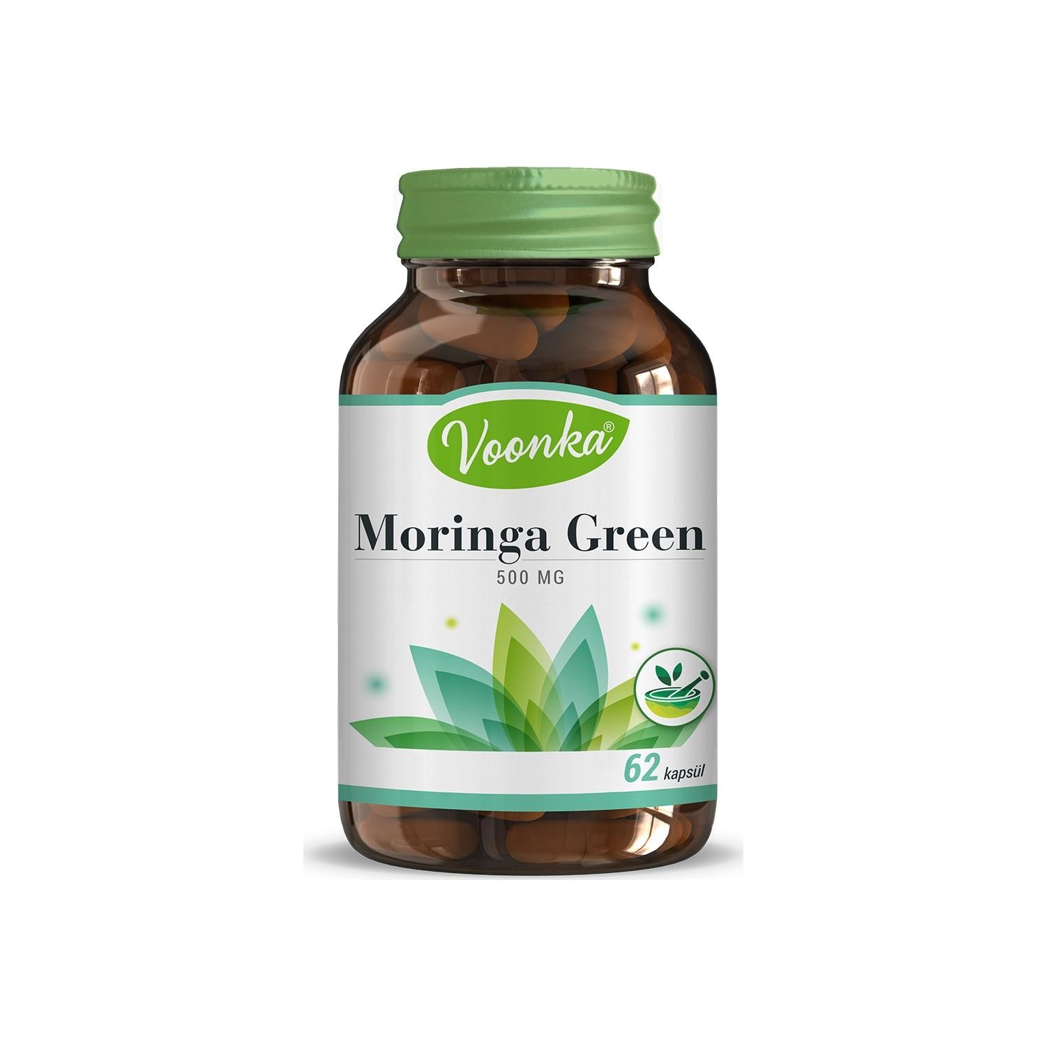 Voonka Moringa Green Moringa Tozu 62 Kapsül - 1