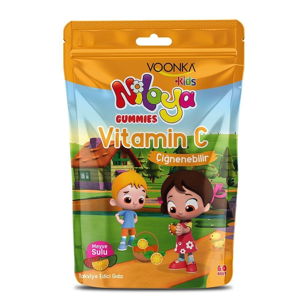 Voonka Niloya Vitamin C 60 Çiğneme Tableti - 1