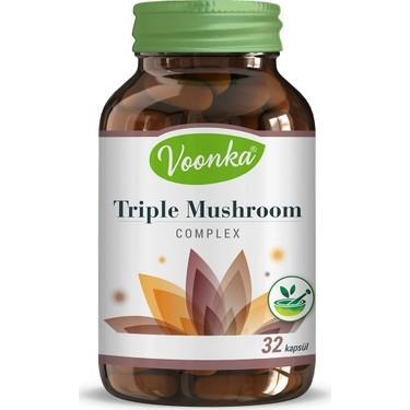 Voonka Triple Mushroom Complex 32 Kapsül - 1