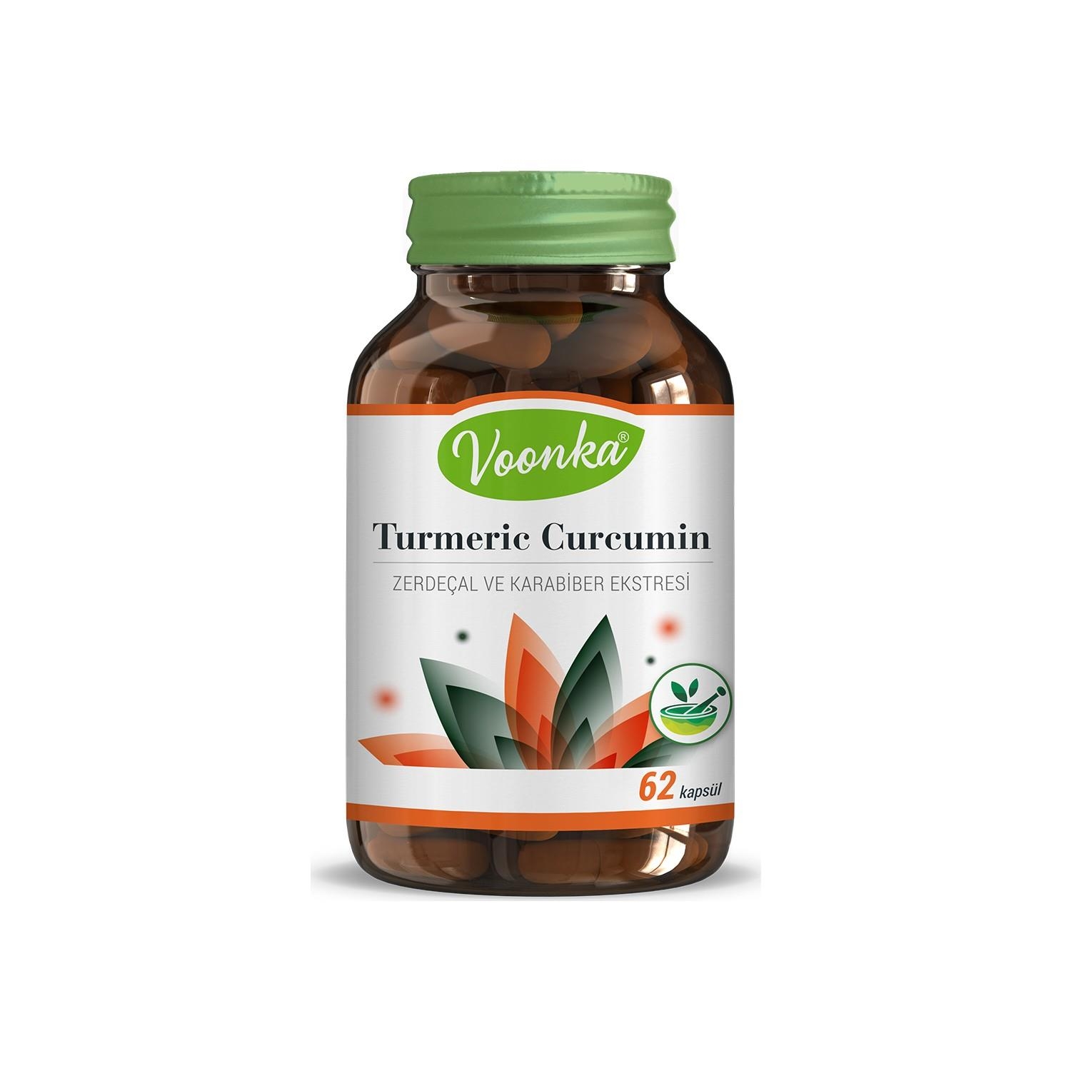 Voonka Turmeric Curcumin 62 Kapsül - 1