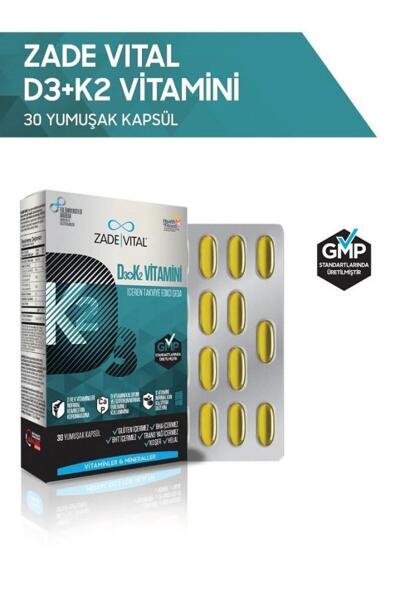 Zade Vital D3+K2 Vitamini 30 Kapsül - 2