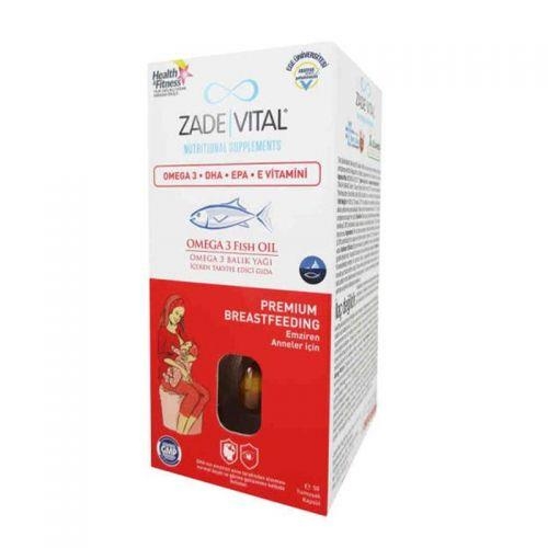 Zade Vital Omega 3 Emziren Anneler İçin 50 Kapsül - 1