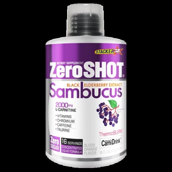 ZeroSHOT L-Carnitine Sambucus Orange 480 ml - 1